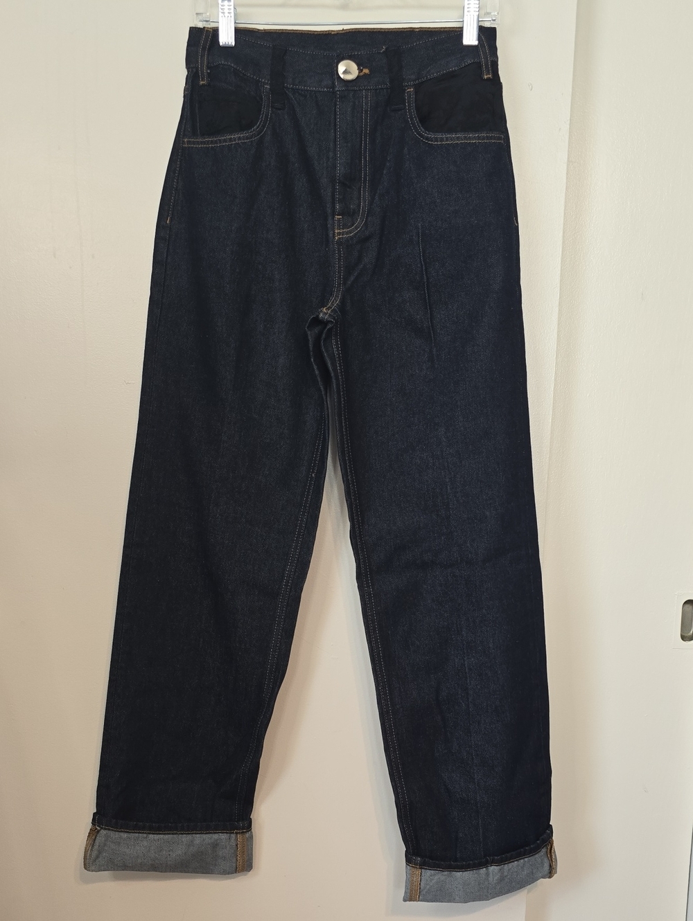 Liu Jo Women's Dark Blue Wide-Leg Jeans